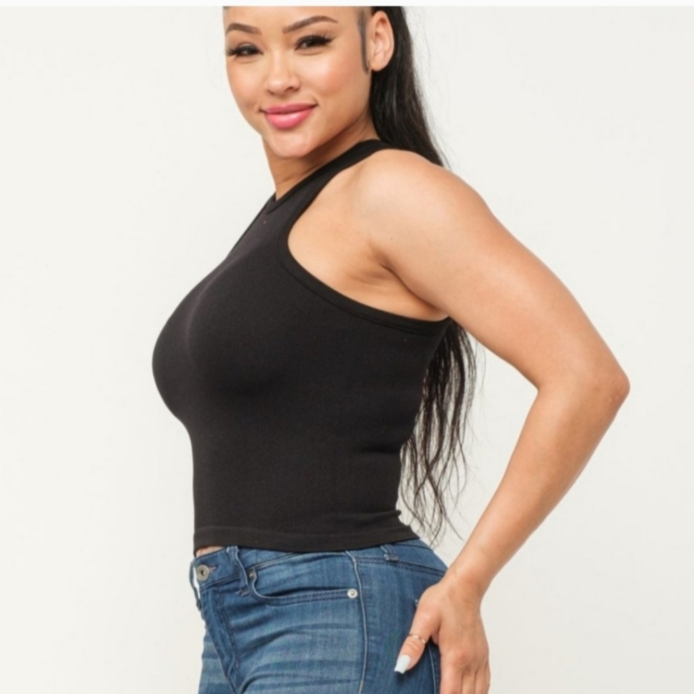 NWT Crop Top Ribbed Tank